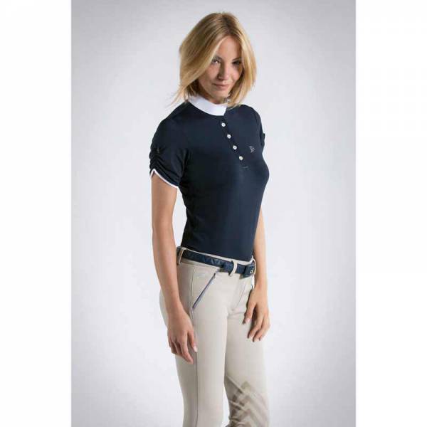 Anna Scarpati Fanna Competition Shirt - Navy Blue