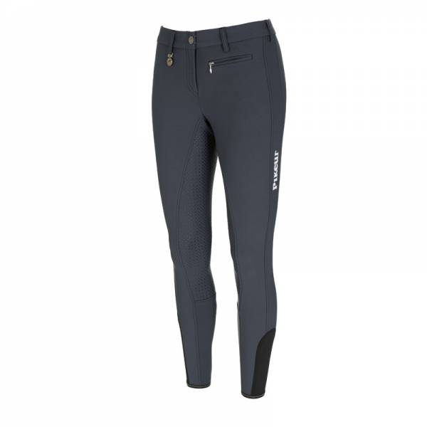 Pikeur Lucinda Grip Breeches - Dark Shadow - Front View