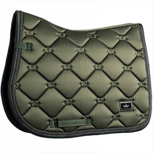 Equestrian Stockholm Spring Olive Saddle Pad VI Equestrian