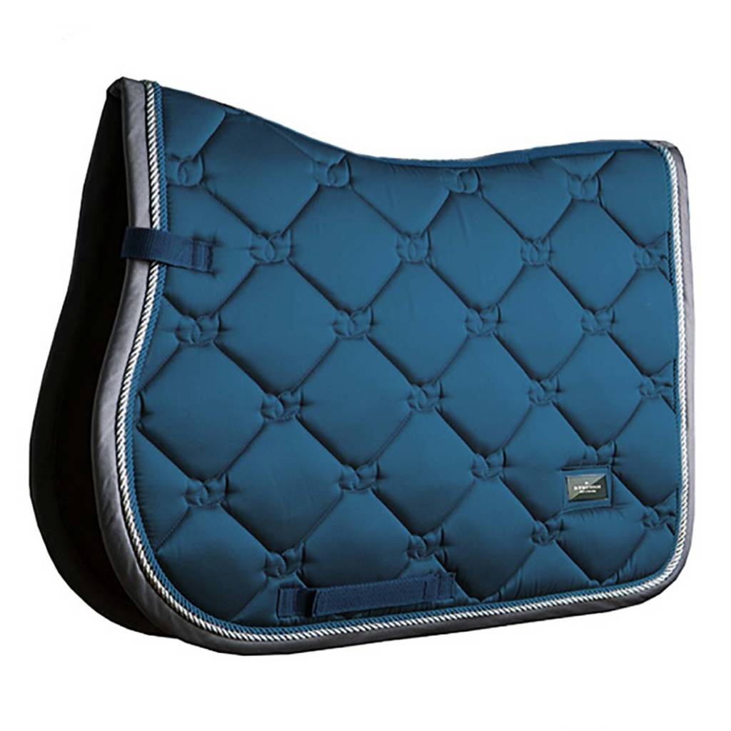 Moroccan Blue Saddle Pad by Equestrian Stockholm VI Equestrian